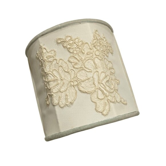 Vintage Other - Vintage Floral Disign Lamp Shade Lace Embossed